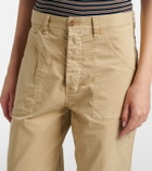 Nili Lotan Whitney cotton wide-leg pants