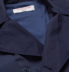 Orlebar Brown - IWC Schaffhausen Halbert Double-Breasted Cotton Jacket - Blue