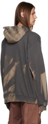 JiyongKim Gray Sun-Bleached Hoodie