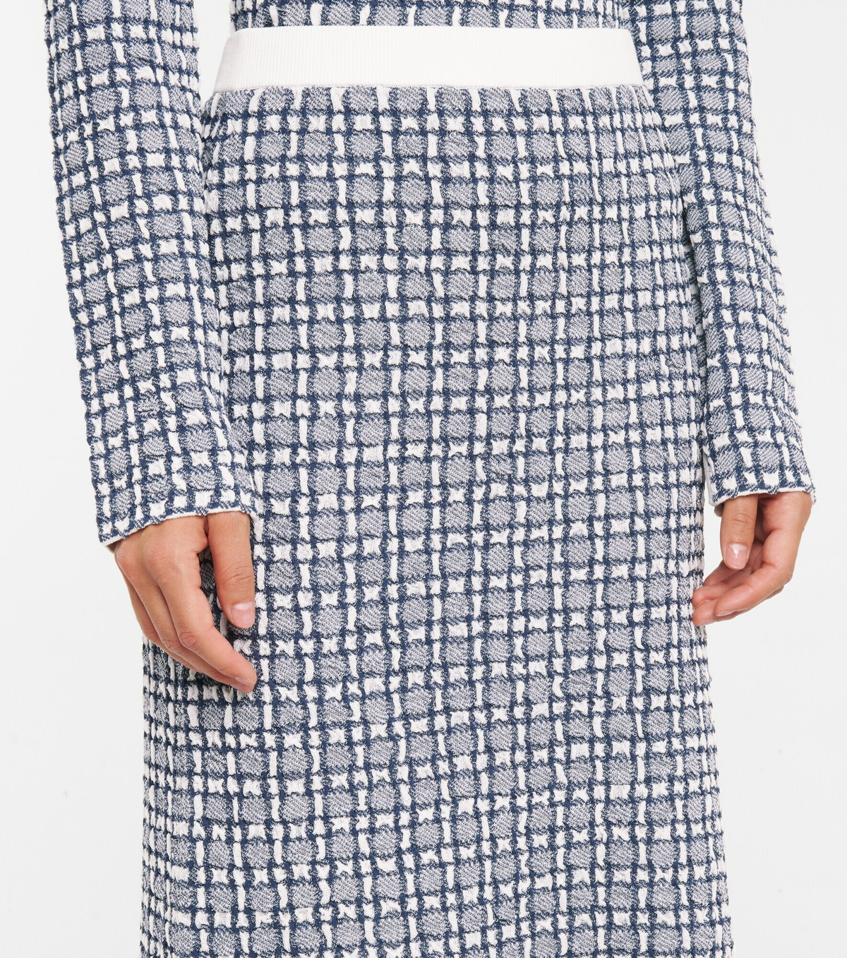 Victoria Victoria Beckham - Stretch-knit midi skirt