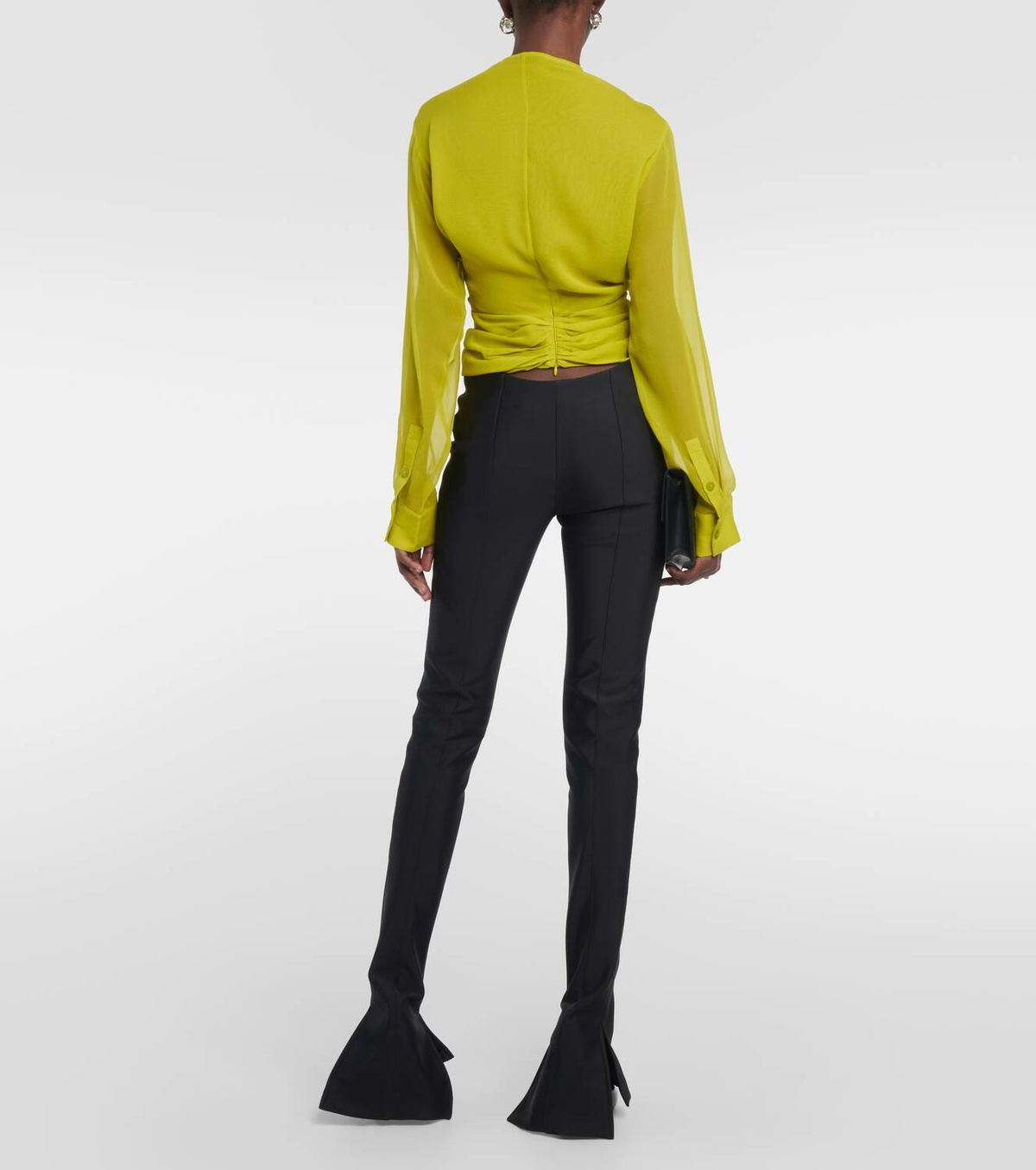 Christopher Esber Springs silk georgette blouse