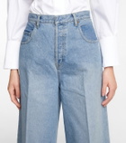 Petar Petrov Wide-leg high-rise jeans