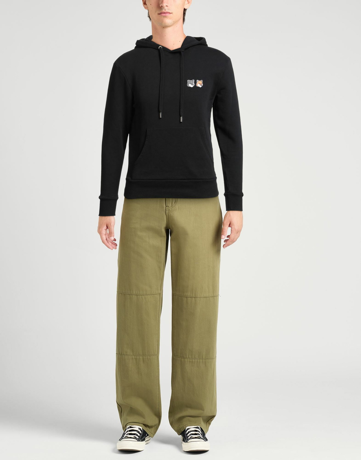 Maison Kitsuné Mens Sweatshirt in Black