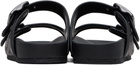 Coach 1941 Black Buckle Strap Sandals