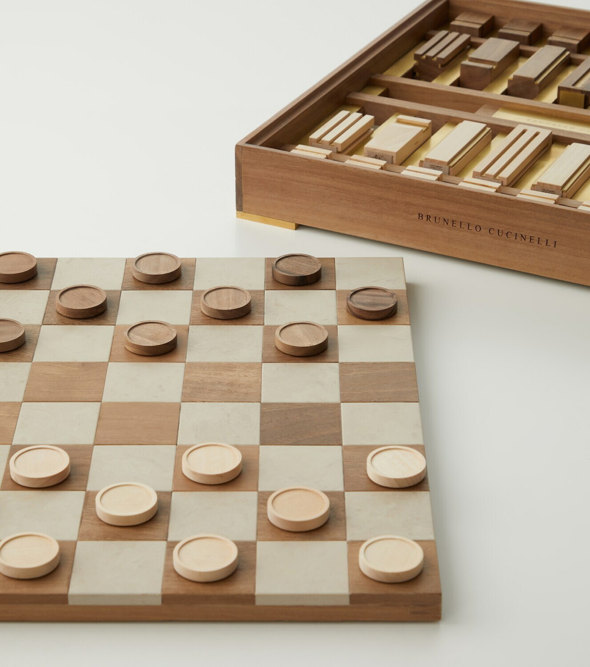 Brunello Cucinelli Walnut board game
