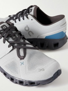 ON - Cloud X3 Rubber-Trimmed Mesh Running Sneakers - Gray