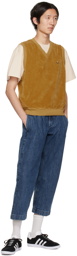 Noah Indigo Double-Pleat Jeans