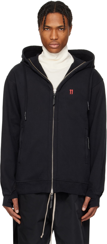 Photo: 11 by Boris Bidjan Saberi Black Z5 Hoodie