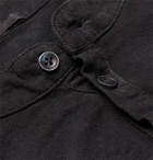 Massimo Alba - Garment-Dyed Cotton Henley T-Shirt - Blue