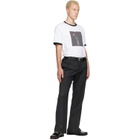 Ernest W. Baker White Rose Print T-shirt