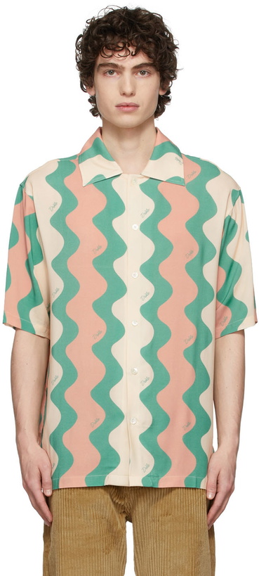 Photo: Drôle De Monsieur Green Zig Zag Shirt