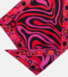 Pucci Iride silk twill scarf