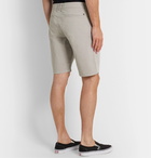 NN07 - Crown Slim-Fit Stretch-Cotton Twill Shorts - Gray