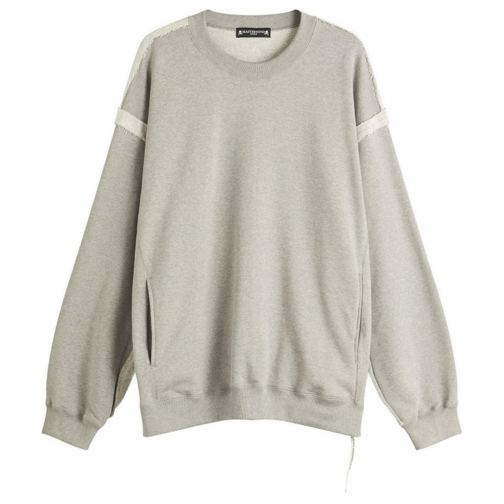 Photo: MASTERMIND WORLD Men's Cut-Off Sweatshirt in Top Grey