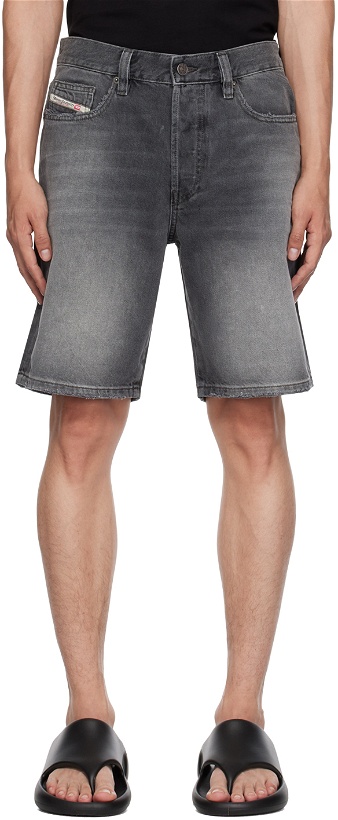 Photo: Diesel Gray Regular Denim Shorts