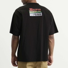 Balenciaga Men's Bumper Stickers T-Shirt in Black