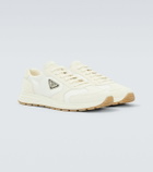 Prada Prax Re-Nylon suede-trimmed sneakers