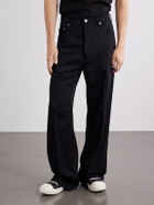 Rick Owens - Geth Wide-Leg Wool Jeans - Black