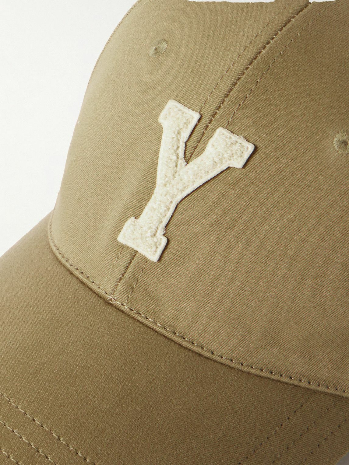 SAINT LAURENT - Logo-Appliquéd Cotton-Twill Baseball Cap
