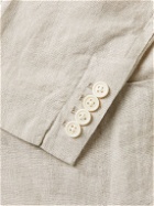 Alex Mill - Mercer Unstructured Garment-Dyed Linen Blazer - Neutrals