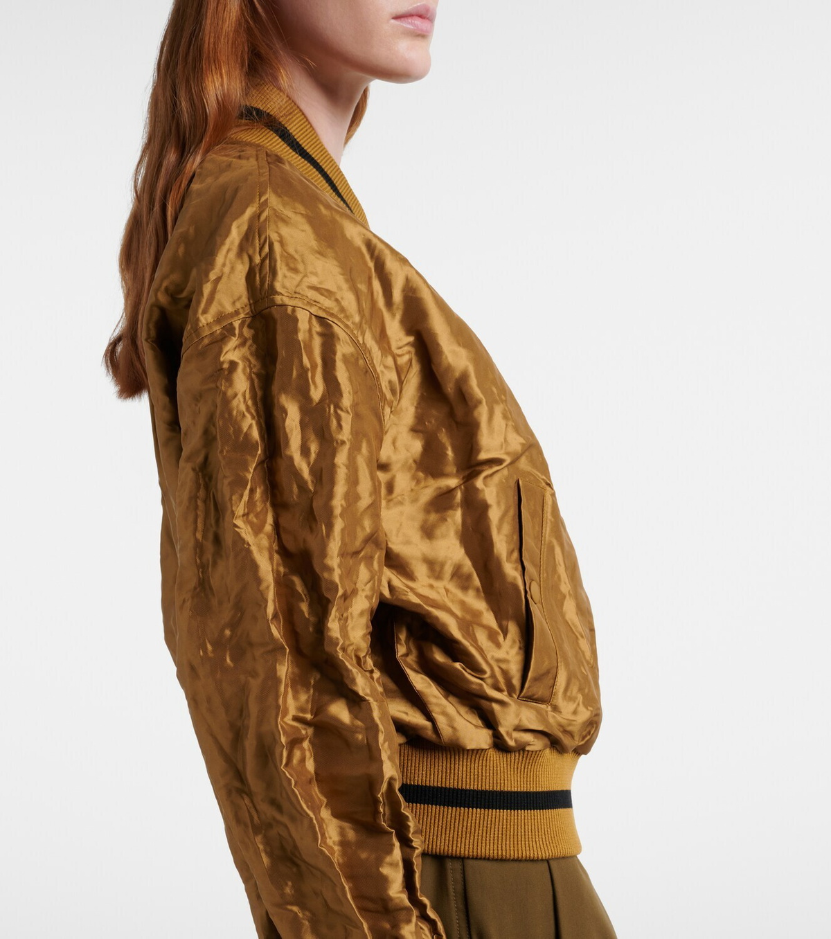 Loewe Taffeta bomber jacket