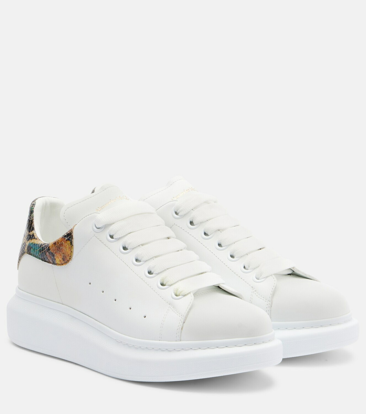 McQueen Oversized leather sneakers