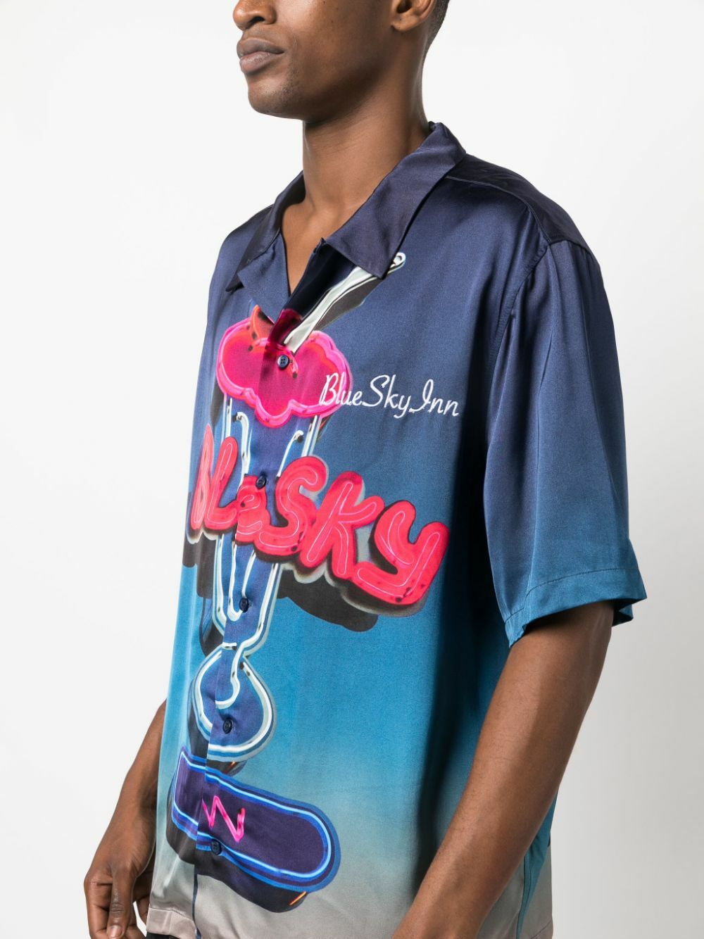 BLUE SKY INN - Printed Viscose Shirt