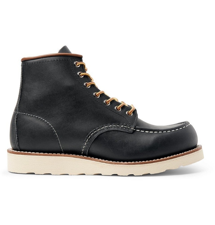 Photo: Red Wing Shoes - 8859 Moc Leather Boots - Midnight blue