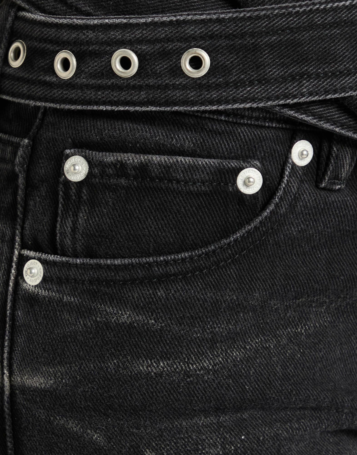 Y/project Womens Jeans in Black