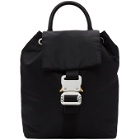 1017 ALYX 9SM Black Re-Nylon Multi Bag Backpack
