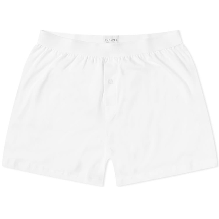 Photo: Sunspel Super Fine One Button Boxer Short