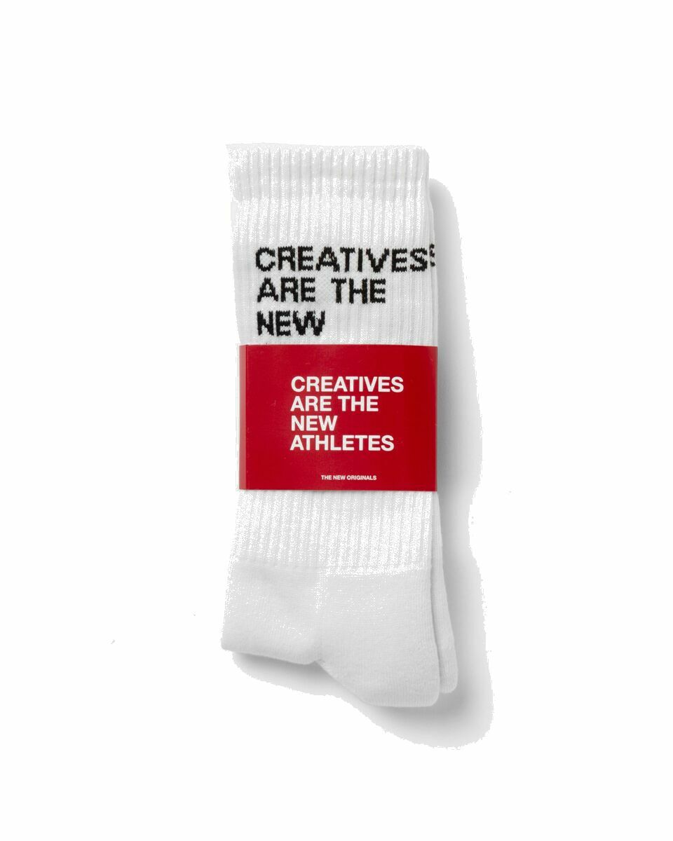 Photo: The New Originals Catna Socks White - Mens - Socks