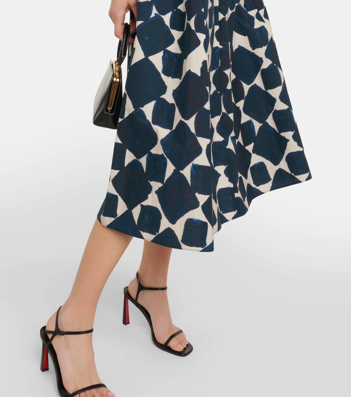 S Max Mara Notte printed poplin midi dress S Max Mara
