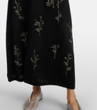 Altuzarra Beaded wool and silk maxi dress
