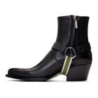 Calvin Klein 205W39NYC Black Tex Harness Boots