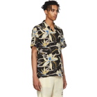 Wacko Maria Black Graphic Hawaiian Shirt