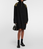 MM6 Maison Margiela Cotton and wool sweatshirt dress