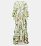 Camilla Crystal-embellished silk maxi dress