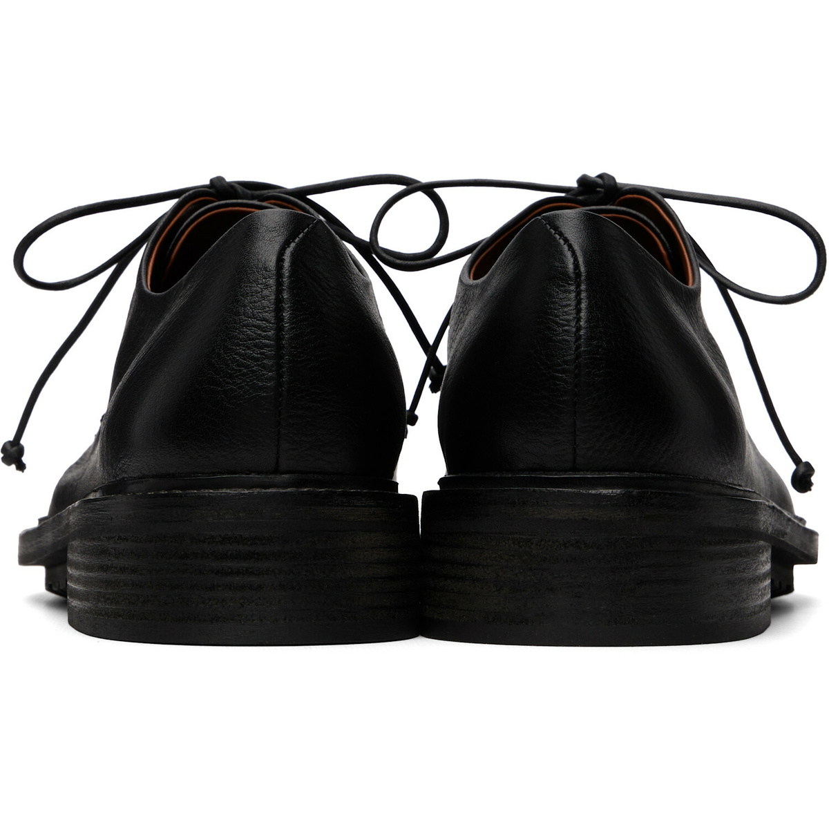 Marsèll Black Gruboot Black Leather Oxfords