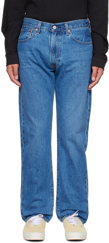 Photo: Levi's Blue 551 Z Authentic Straight-Fit Jeans