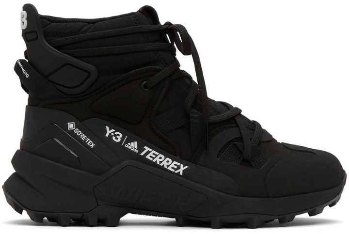 Photo: Y-3 Black Terrex Swift R3 Gtx Boots