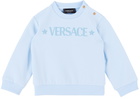 Versace Baby Blue Flocked Sweatsuit