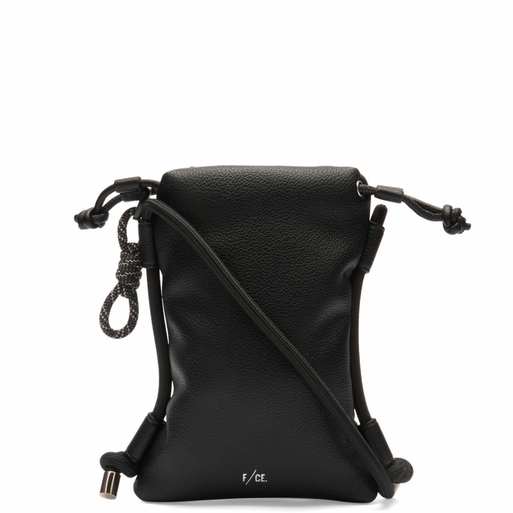 Photo: F/CE. Women's Tech Leather Map Pochette Bag in Black 