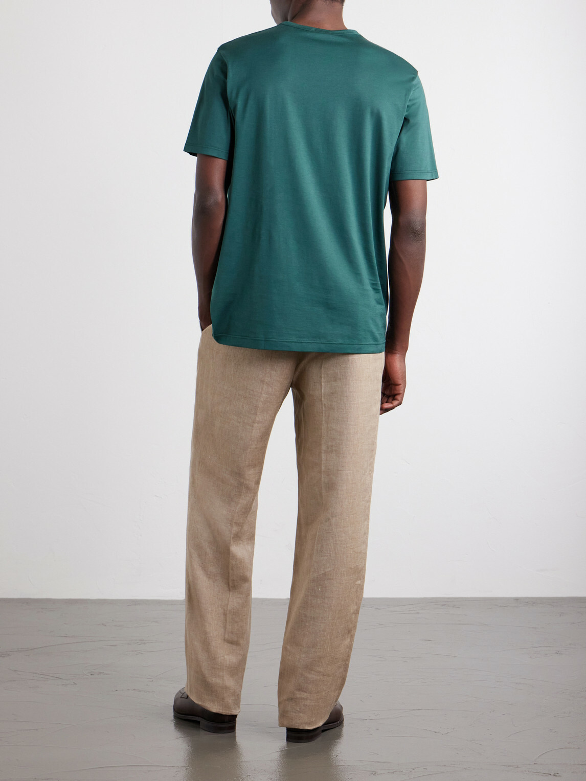 Sunspel - Slim-Fit Cotton-Jersey T-Shirt - Green