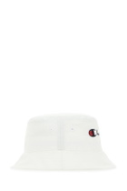 Champion White Cotton Bucket Hat