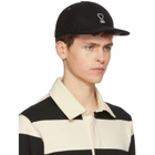 AMI Alexandre Mattiussi Black Ami De Coeur Patch Cap