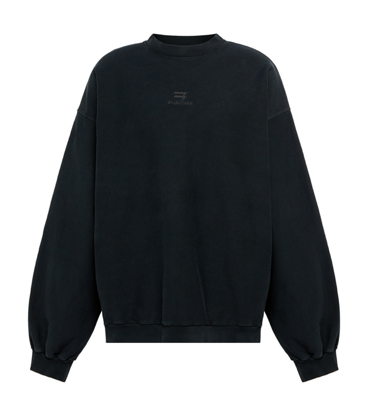 Photo: Balenciaga - Sporty B cotton sweatshirt