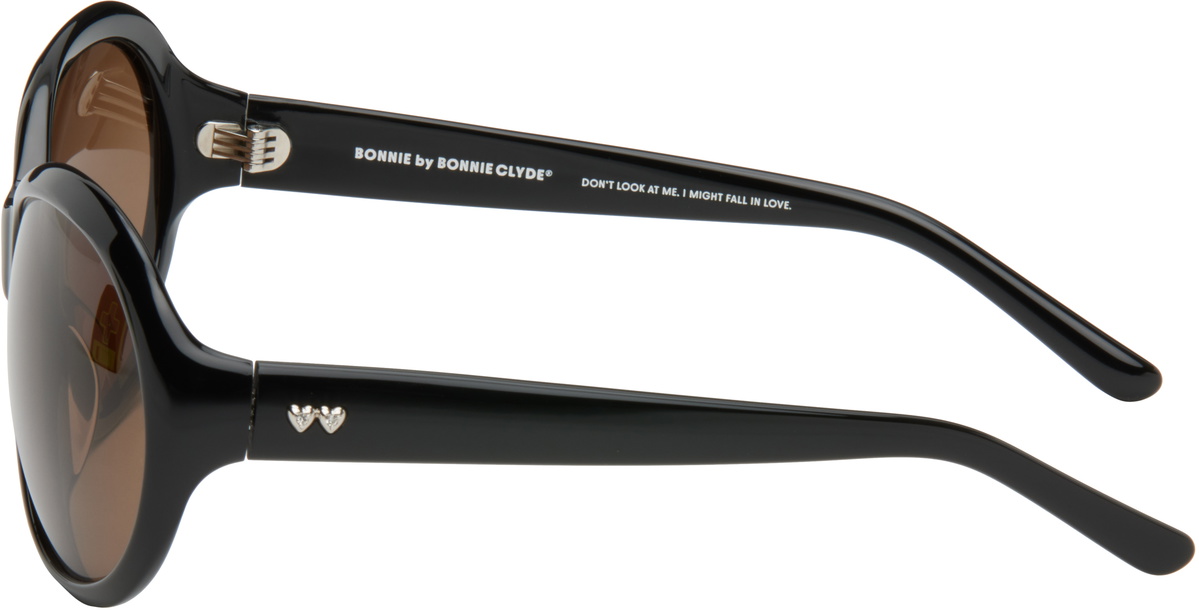 BONNIE CLYDE Black & Brown Princessa Sunglasses