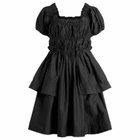 Damson Madder Women's Lyza Mini Dress in Black