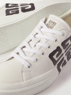 Givenchy - Chito City Sport Logo-Print Leather Sneakers - White